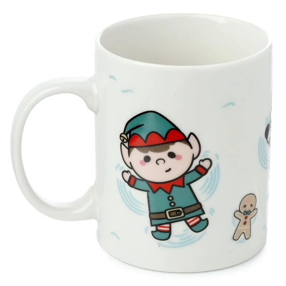 Karácsonyi porcelán bögre, 300 ml